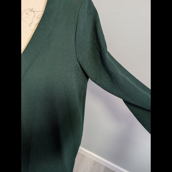 Mango Suit Forest Green Dress Size 8 - Picture 6 of 9
